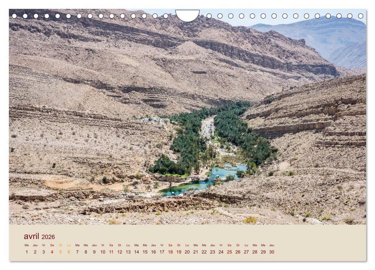 Produktbild: Entre pierres et sable (Calendrier mural 2026 DIN A4 vertical), CALVENDO calendrier mensuel