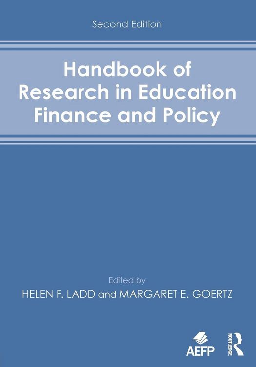 Produktbild: Handbook of Research in Education Finance and Policy