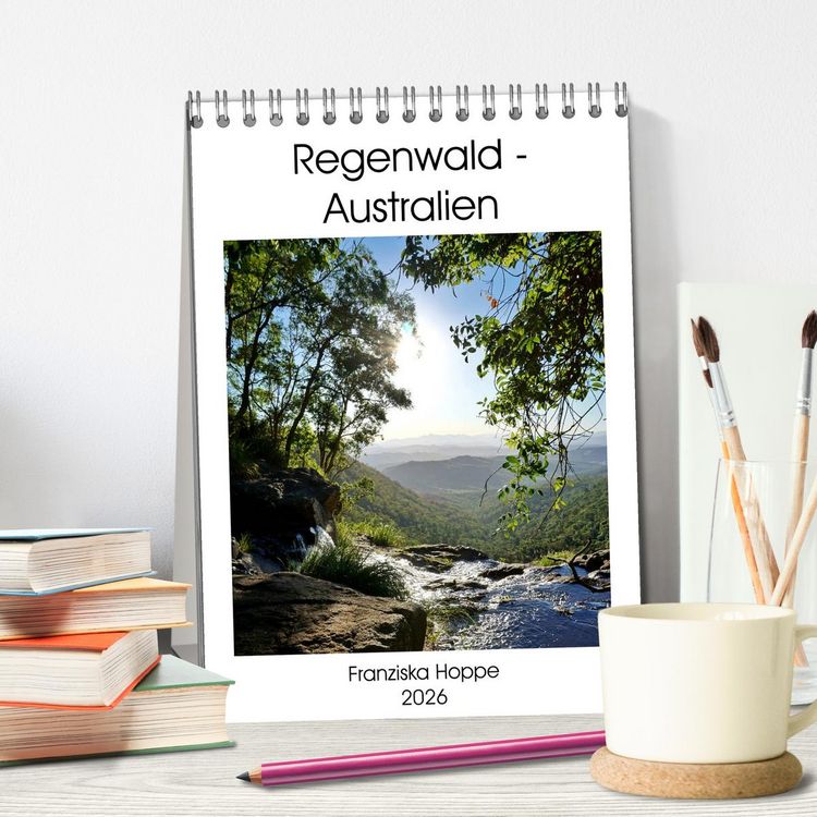 Produktbild: Regenwald - Australien (Tischkalender 2026 DIN A5 hoch), CALVENDO Monatskalender