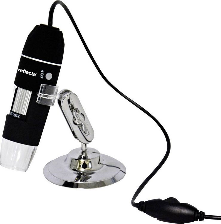 Produktbild: Reflecta Digital-Mikroskop 200 x Digitale Vergr&ouml;&szlig;erung (max.): 5 x