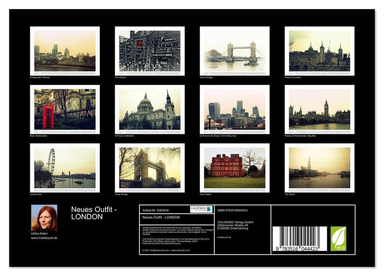 Produktbild: Neues Outfit - LONDON (Wandkalender 2026 DIN A4 quer), CALVENDO Monatskalender