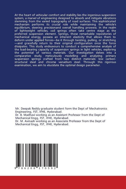 Produktbild: Design and Analysis Of Suspension System