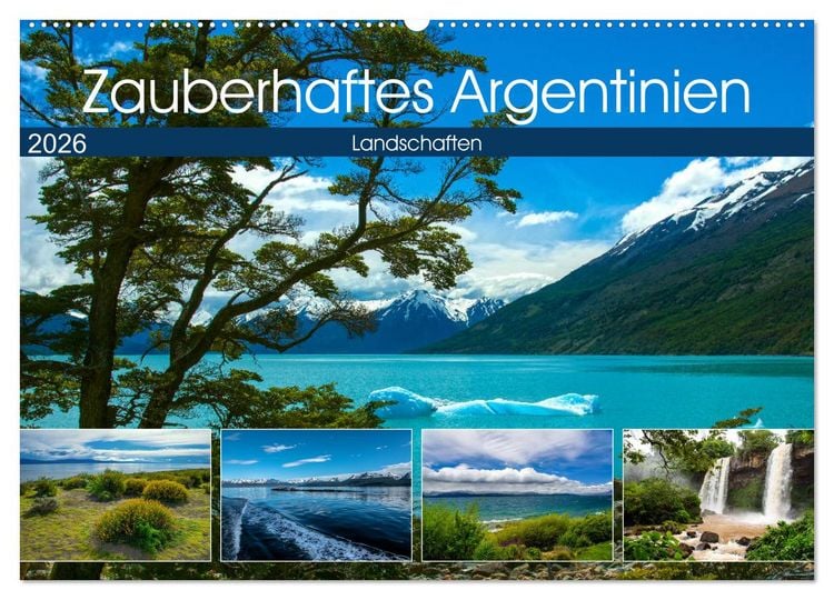 Produktbild: Zauberhaftes Argentinien (Wandkalender 2026 DIN A2 quer), CALVENDO Monatskalender