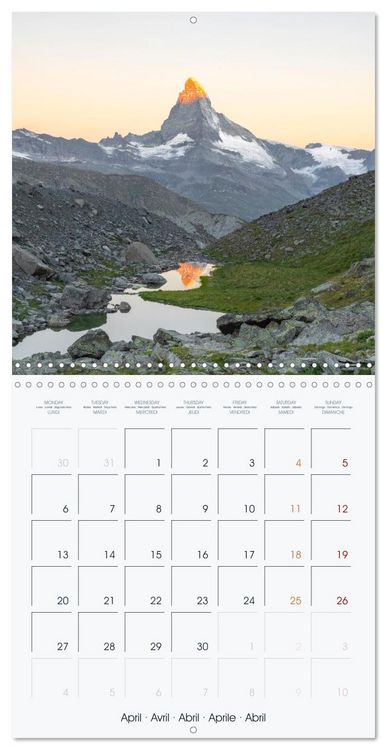 Produktbild: The Alps - A Year in the Mountains (Wall Calendar 2026 12 &times; 12 Inch) CALVENDO 12 Month Wall Calendar