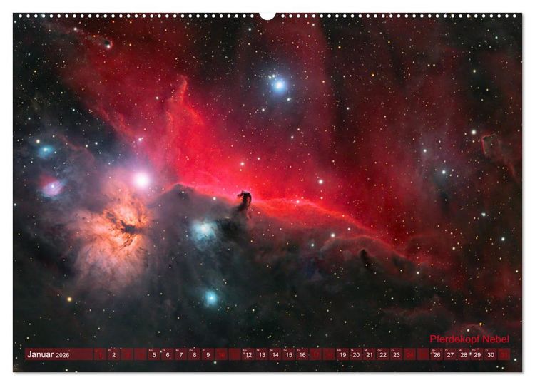 Produktbild: Deep Sky Kalender (Wandkalender 2026 DIN A2 quer), CALVENDO Monatskalender