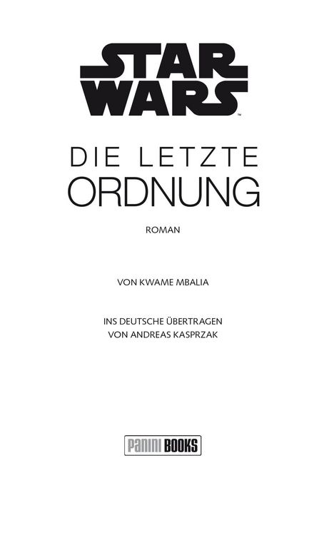 Produktbild: Star Wars: Die letzte Order