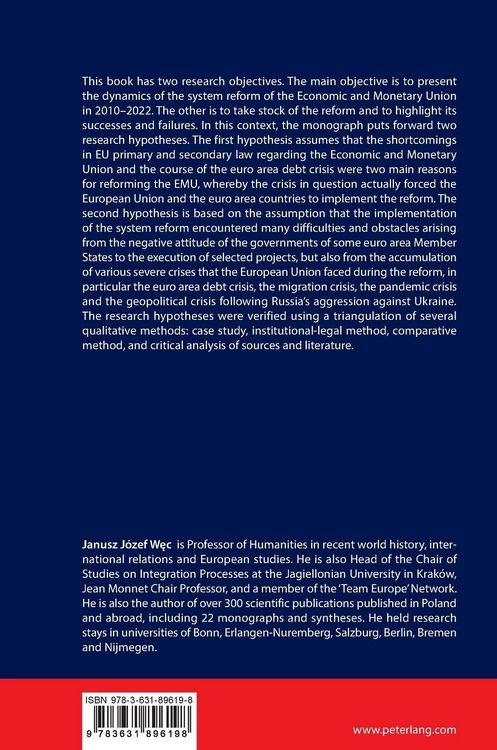 Produktbild: The System Reform of the Economic and Monetary Union (2010-2022)