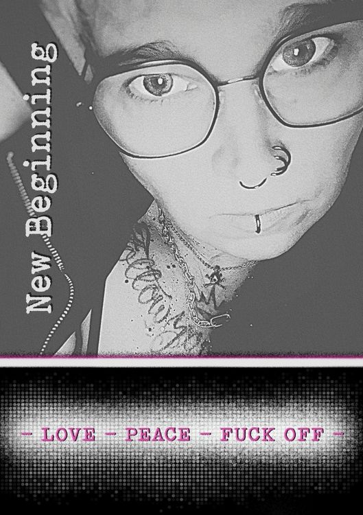 Produktbild: New Beginning - LOVE - PEACE - FUCK OFF -