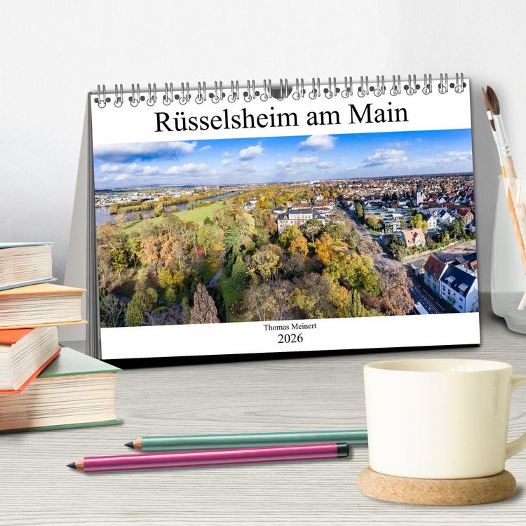 Produktbild: R&uuml;sselsheim am Main (Tischkalender 2026 DIN A5 quer), CALVENDO Monatskalender