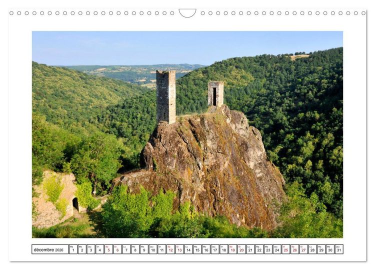 Produktbild: Ch&acirc;teaux OCCITANIE (Calendrier mural 2026 DIN A3 vertical), CALVENDO calendrier mensuel