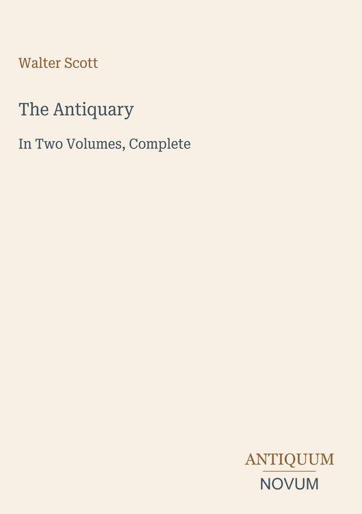 Produktbild: The Antiquary