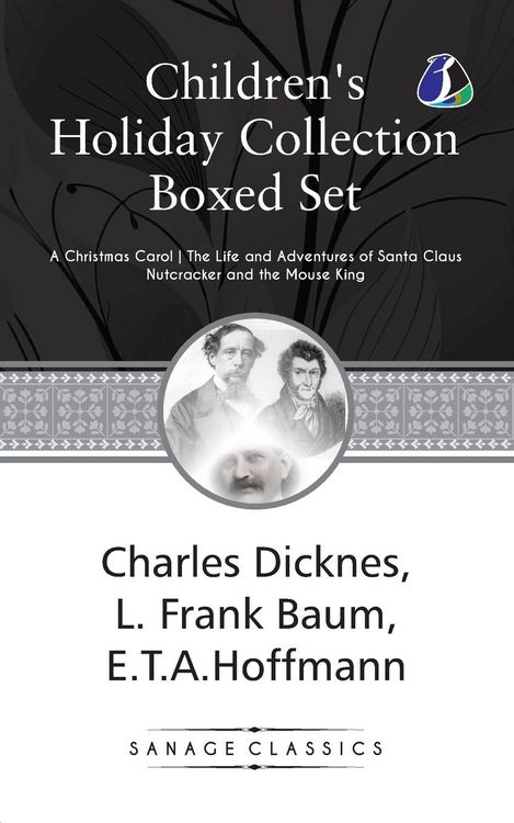 Produktbild: Children's Holiday Collection Boxed Set (A Christmas Carol, The Life and Adventures of Santa Claus, Nutcracker and the Mouse King) Set of 3 Books [Paperback]