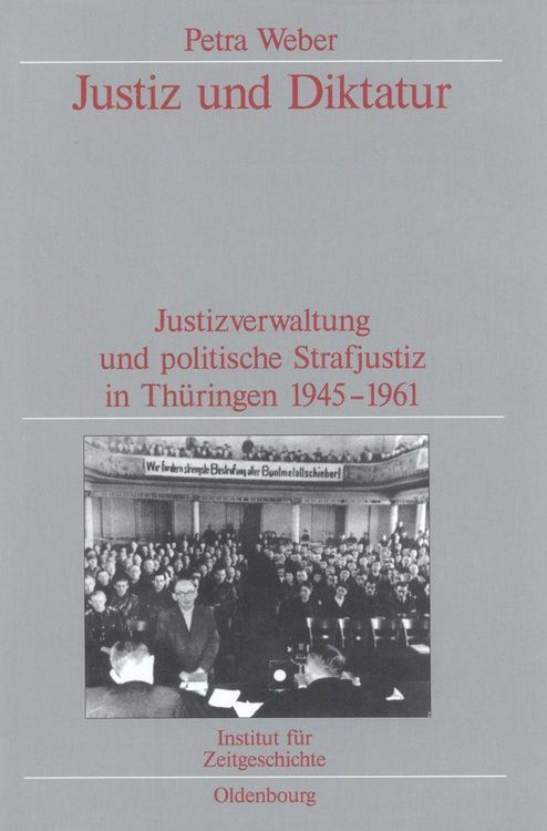 Produktbild: Justiz und Diktatur