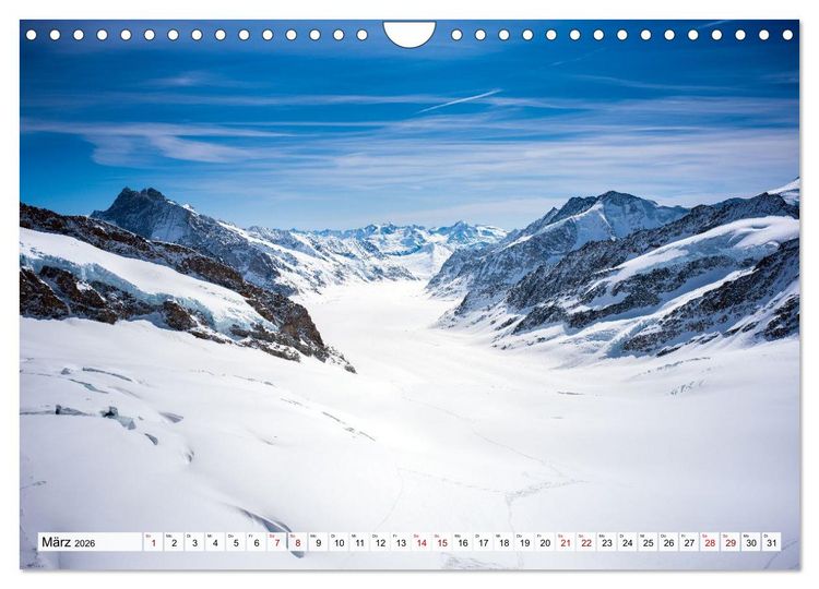Produktbild: Matterhorn - Eiger, M&ouml;nch und Jungfrau: Rund um die zeitlosen Gipfel (Wandkalender 2026 DIN A4 quer), CALVENDO Monatskalender