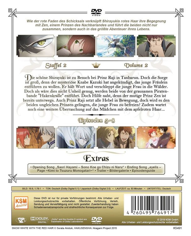 Produktbild: Die rothaarige Schneeprinzessin - Staffel 2 - Volume 2: Episode 05-08