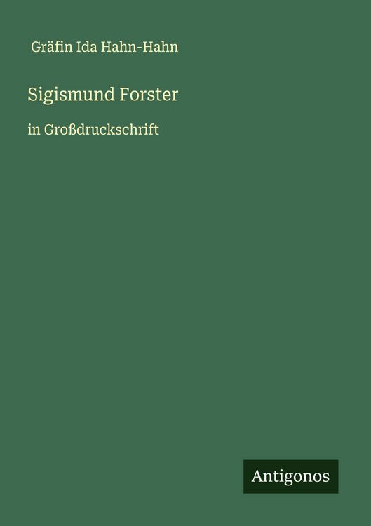 Produktbild: Sigismund Forster