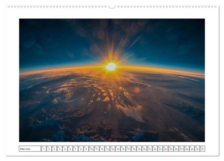 Produktbild: Galaktische Abenteuer (Wandkalender 2026 DIN A2 quer), CALVENDO Monatskalender