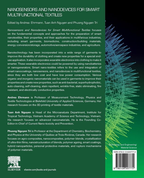 Produktbild: Nanosensors and Nanodevices for Smart Multifunctional Textiles