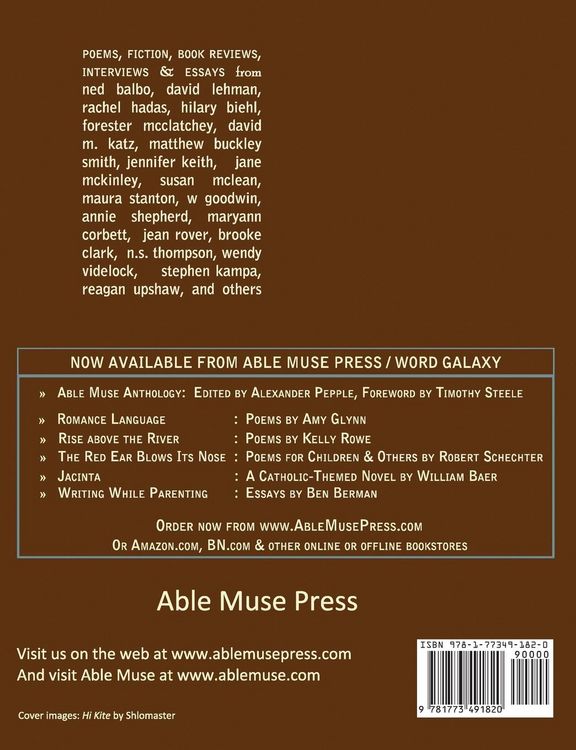 Produktbild: Able Muse, Winter 2023/24 (No. 31 - print edition)