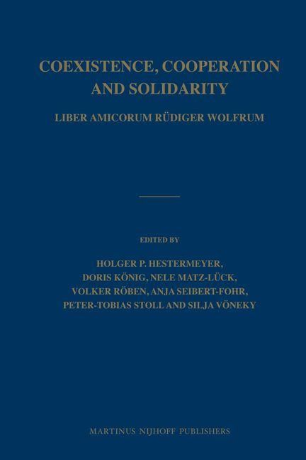 Produktbild: Coexistence, Cooperation and Solidarity (2 Vols.)