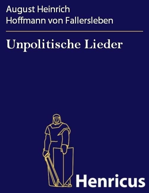 Produktbild: Unpolitische Lieder