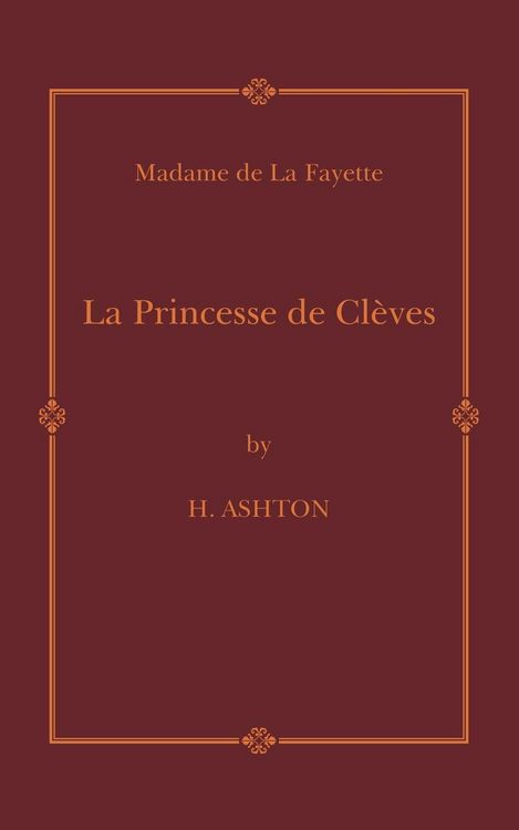 Produktbild: La Princesse de Cleves