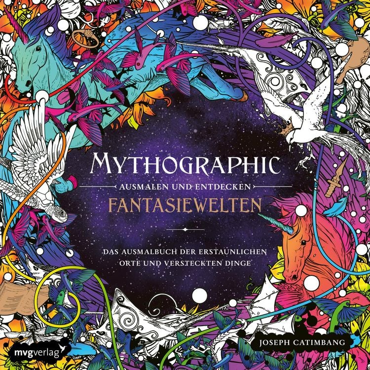 Produktbild: Mythographic &ndash; Ausmalen und Entdecken &ndash; Fantasiewelten