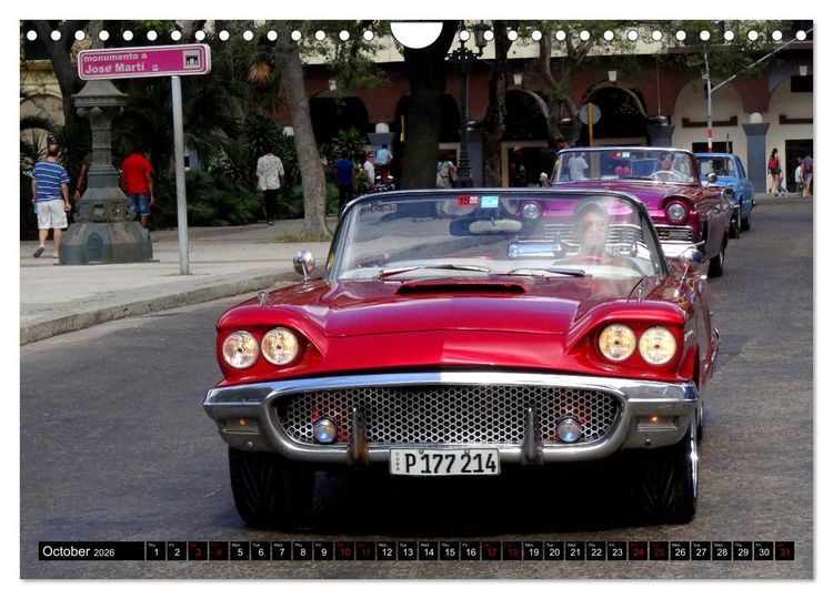 Produktbild: Ford Thunderbird (Wall Calendar 2026 DIN A4 landscape), CALVENDO 12 Month Wall Calendar