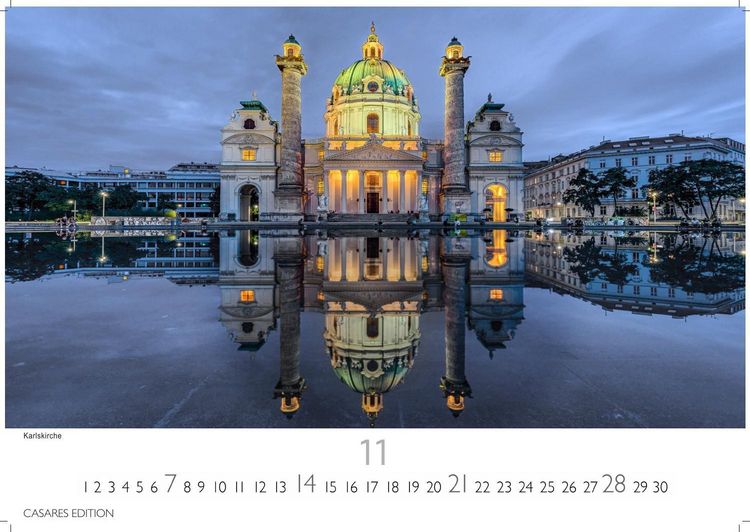 Produktbild: Wien Kalender 2027 &ndash; Wandkalender | Fotokalender | &Ouml;sterreich Kalender | Alpenl&auml;nder 50x35cm Grosses Format - Beeindruckende Bilder von Wien&rsquo;s sch&ouml;nsten Sehensw&uuml;rdigkeiten