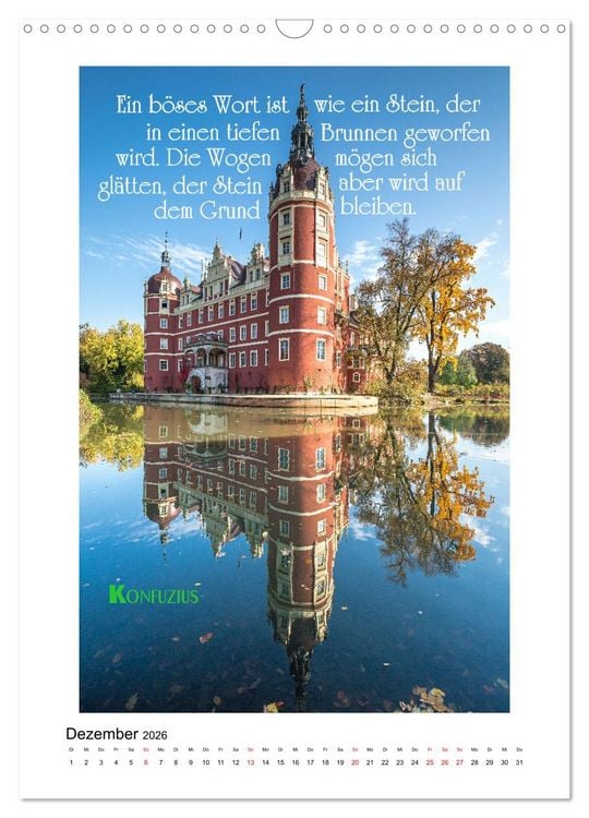 Produktbild: Interessante Zitate (Wandkalender 2026 DIN A3 hoch), CALVENDO Monatskalender