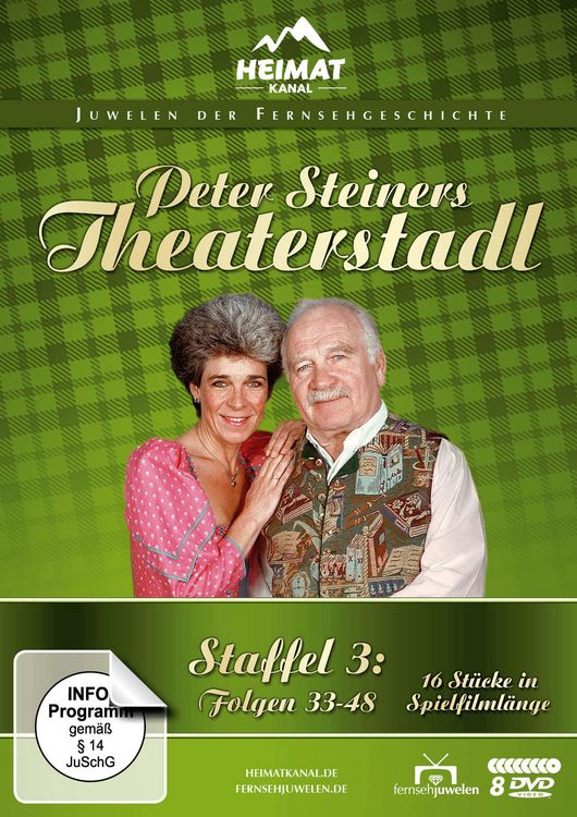 Produktbild: Peter Steiners Theaterstadl - Staffel 3/Folgen 33-48 [8 DVDs]