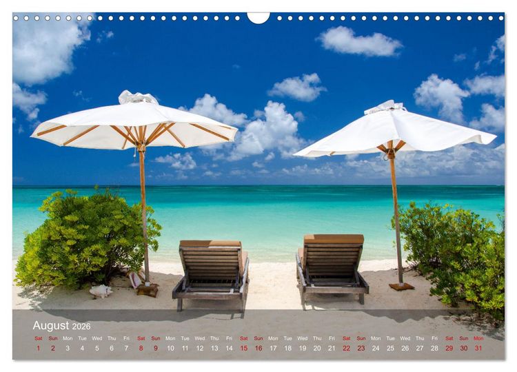 Produktbild: Dream Beaches worldwide (Wall Calendar 2026 DIN A3 landscape), CALVENDO 12 Month Wall Calendar