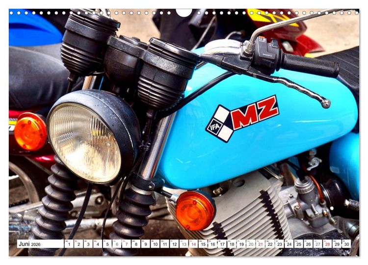 Produktbild: Motorrad-Legende MZ TS 150 - Ein Exportschlager der DDR (Wandkalender 2026 DIN A3 quer), CALVENDO Monatskalender