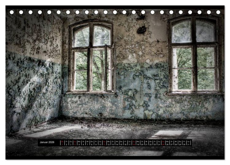 Produktbild: Lost Places, Vergessene Orte (Tischkalender 2026 DIN A5 quer), CALVENDO Monatskalender