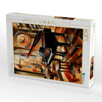Produktbild: CALVENDO Puzzle Der Fl&uuml;gel, eine visuelle Sinfonie | 1000 Teile Lege-Gr&ouml;&szlig;e 64x48cm Foto-Puzzle f&uuml;r gl&uuml;ckliche Stunden