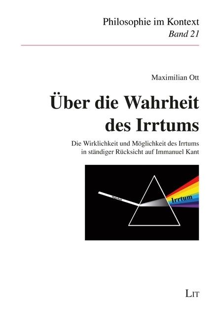 Produktbild: Ott, M: &Uuml;ber die Wahrheit des Irrtums