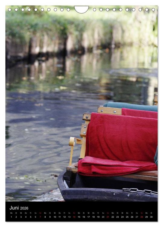 Produktbild: Wunderbarer Spreewald (Wandkalender 2026 DIN A4 hoch), CALVENDO Monatskalender