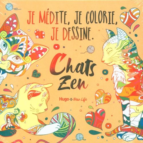 Produktbild: Chats zen : je m&eacute;dite, je colorie, je dessine