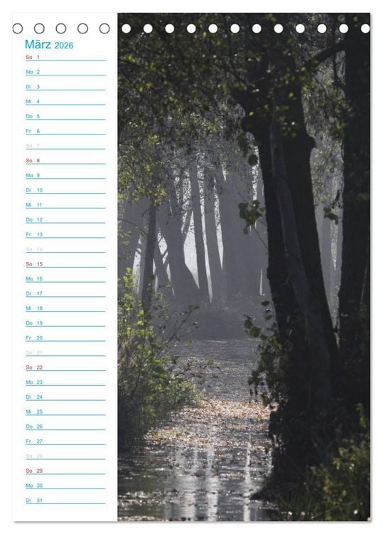 Produktbild: Wunderbarer Spreewald (Tischkalender 2026 DIN A5 hoch), CALVENDO Monatskalender
