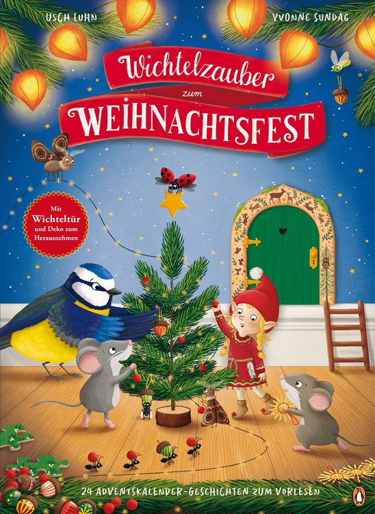 Produktbild: Wichtelzauber zum Weihnachtsfest - 24 Adventskalender-Geschichten zum Vorlesen
