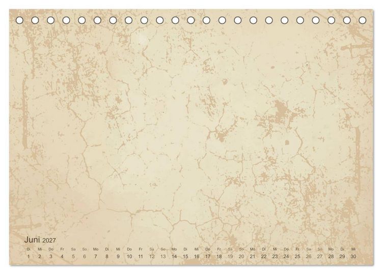 Produktbild: Vintage DIY Bastel-Kalender - Zum Selbstgestalten (Tischkalender 2027 DIN A5 quer), CALVENDO Monatskalender