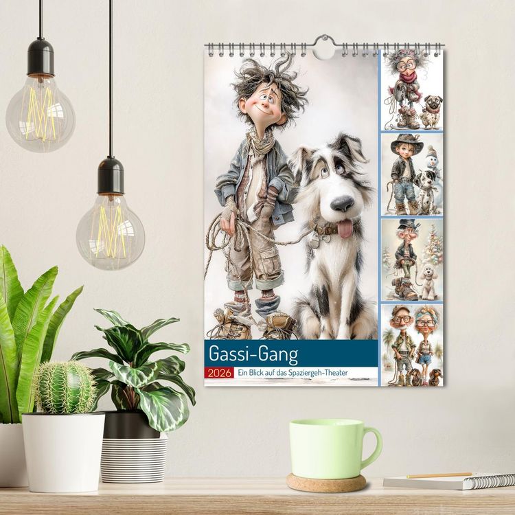 Produktbild: Gassi-Gang (Wandkalender 2026 DIN A4 hoch), CALVENDO Monatskalender