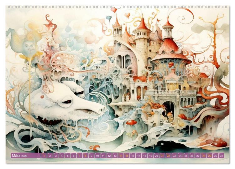 Produktbild: Ein Besuch in fernen Universen (Wandkalender 2026 DIN A2 quer), CALVENDO Monatskalender