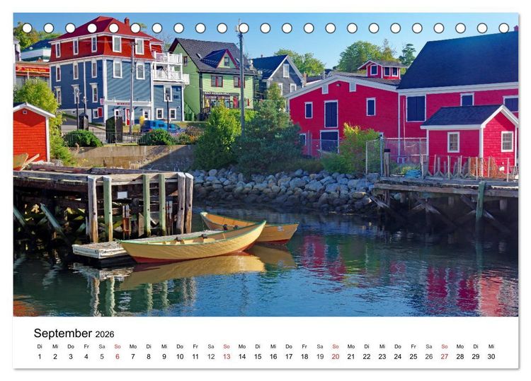 Produktbild: Trans-Canada: Von Vancouver nach Halifax (Tischkalender 2026 DIN A5 quer), CALVENDO Monatskalender