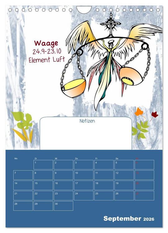 Produktbild: Sternzeichen &bull; Geburtstagskalender / Planer (Wandkalender 2026 DIN A4 hoch), CALVENDO Monatskalender