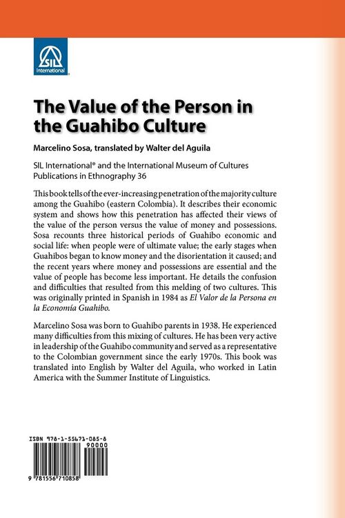 Produktbild: The Value of the Person in the Guahibo Culture