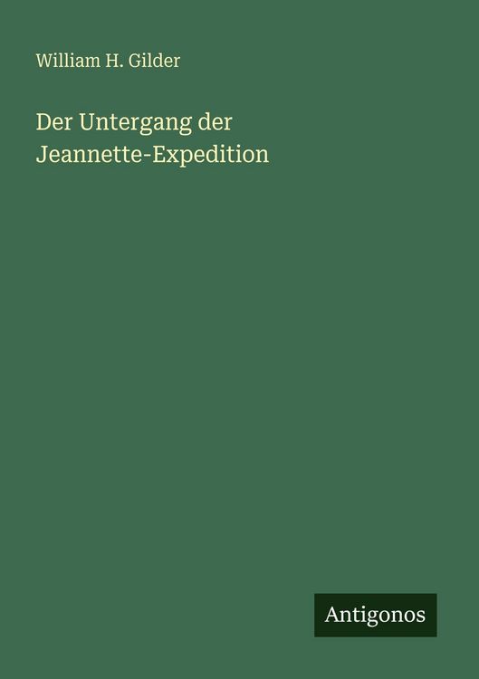 Produktbild: Der Untergang der Jeannette-Expedition