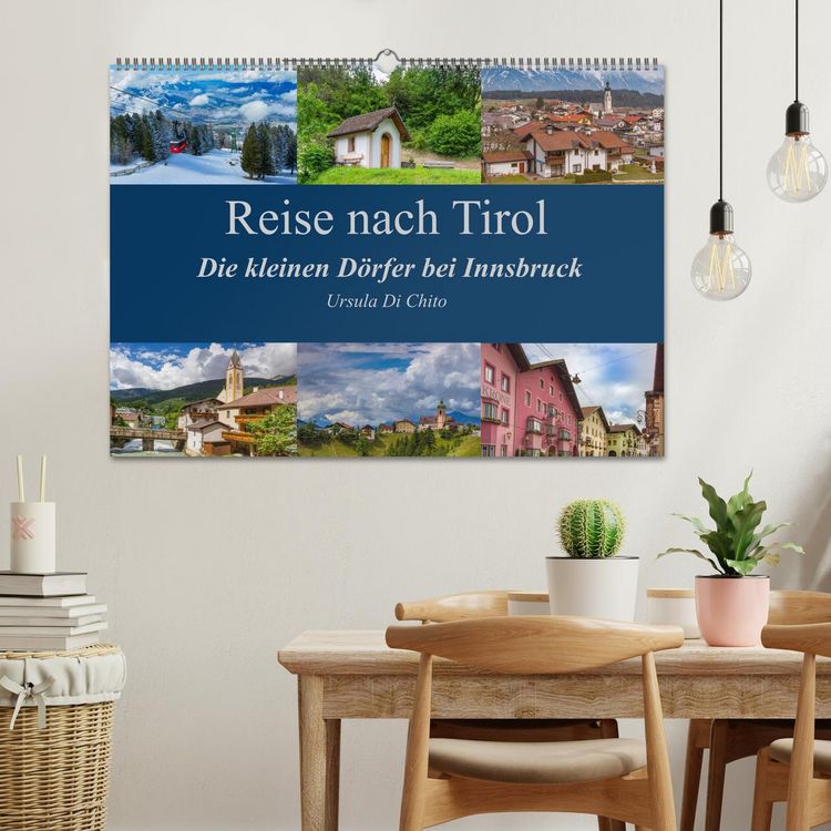 Produktbild: Reise nach Tirol - Die kleinen D&ouml;rfer bei Innsbruck (Wandkalender 2026 DIN A2 quer), CALVENDO Monatskalender