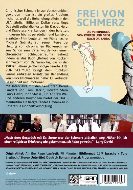 Produktbild: Frei von Schmerz - Die Verbindung von K&ouml;rper & Geist nach Dr. Sarno