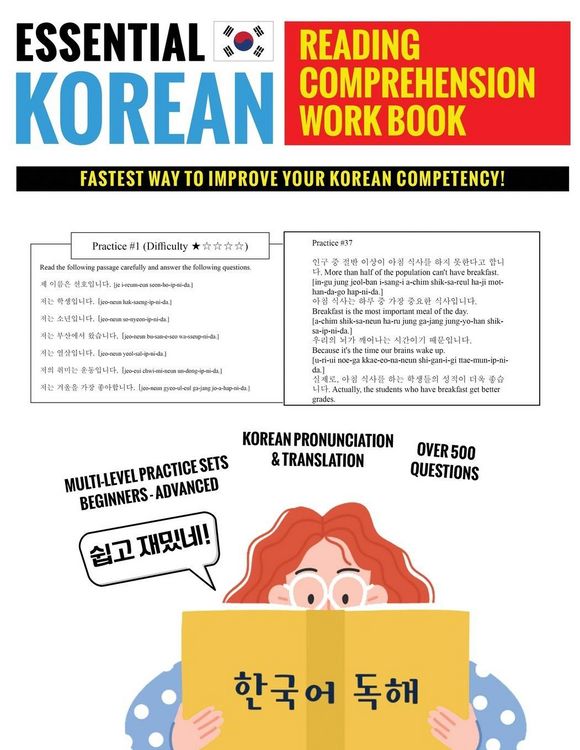 Produktbild: Essential Korean Reading Comprehension Workbook